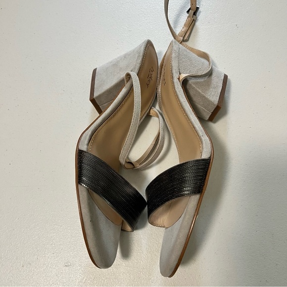 BOTKIER NY Ankle Strap Open Toe Dress Leather Sandal Shoes Persi Size 7.5 - Picture 4 of 8